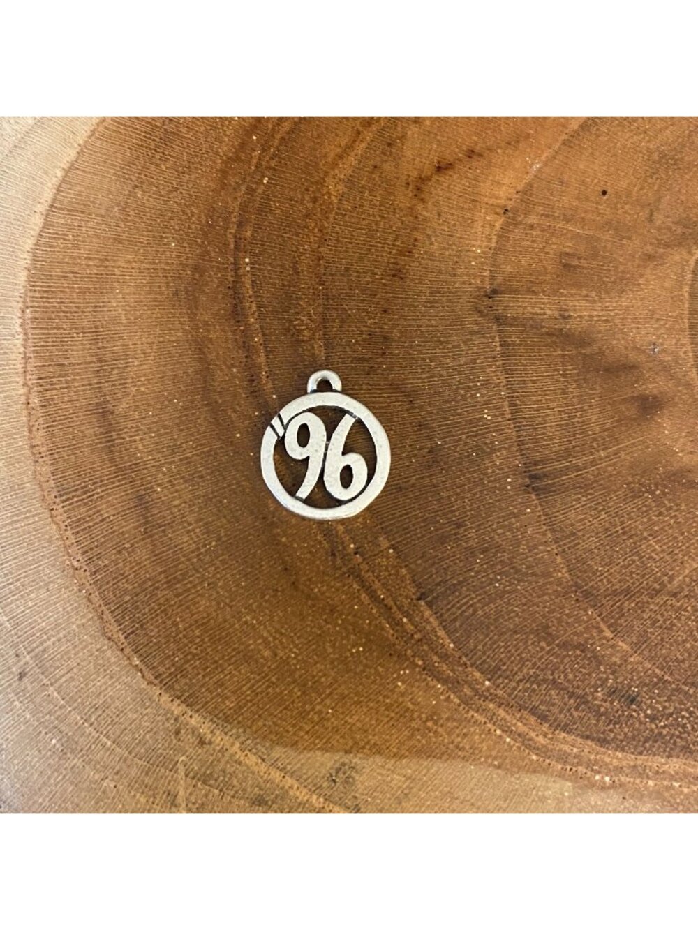RETIRED James Avery '96 Circle Year Charm, Sterling Silver